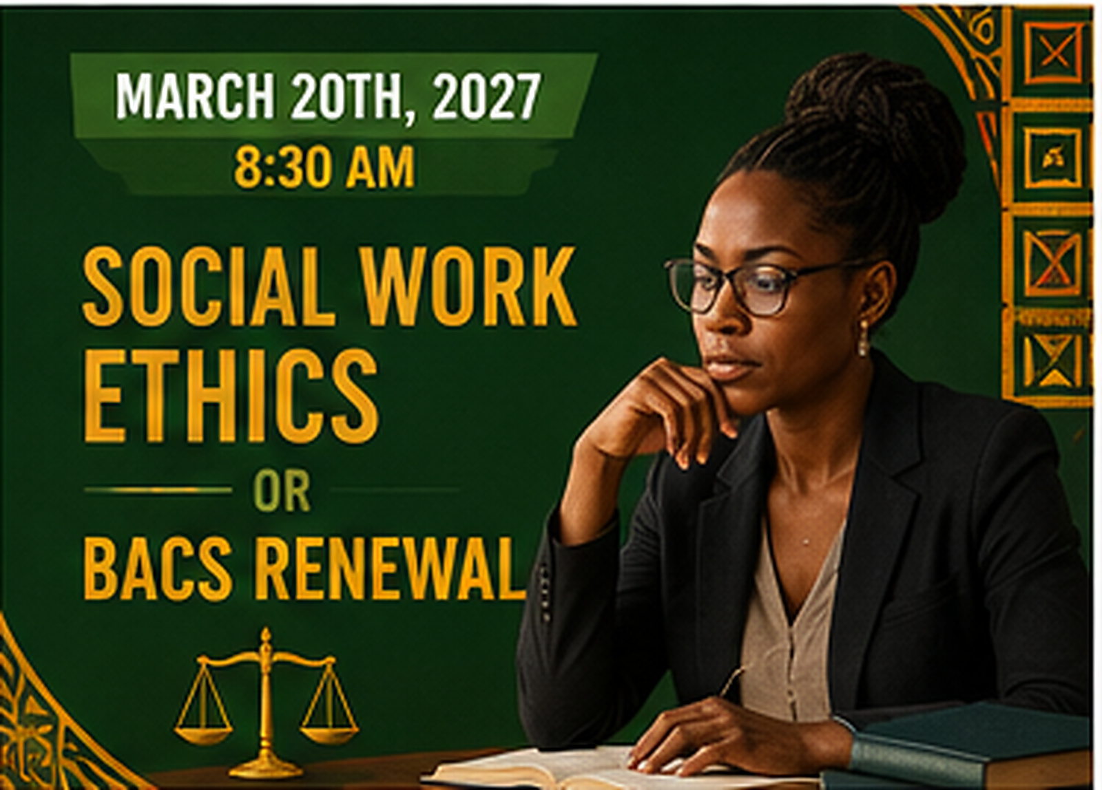 Social Work Ethics or BACS Renewal – VIRTUAL